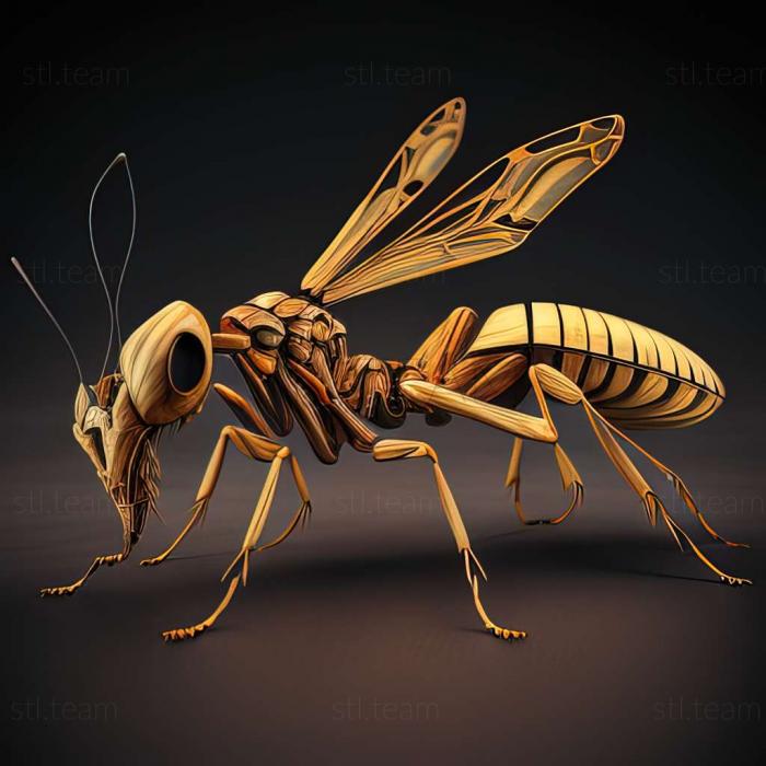 3D модель Ichneumon nigrostriatus (STL)